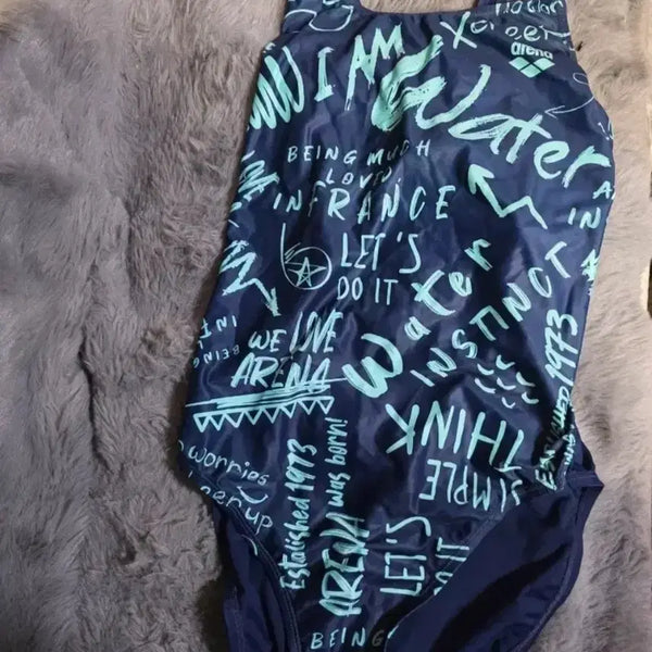 [BUNJANG] Arena Navy Swimsuit XL (95-100) / 아레나 수영복 네이비   95ㅡ100. XL  상태좋아요