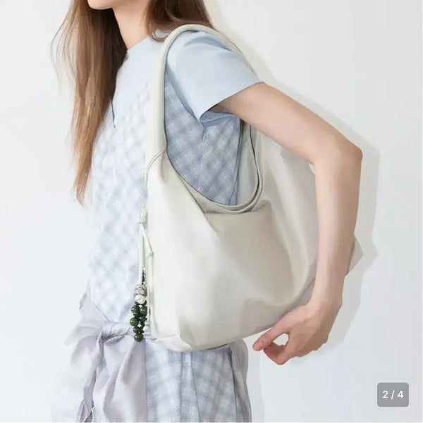 [BUNJANG] L'EVVRE Tour Hobo Bag Oatmeal / 루에브르 뚜르 호보백 오트밀