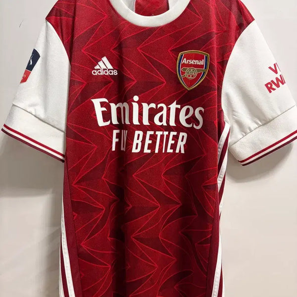 [BUNJANG] Arsenal 20-21 Home Replica #14 Aubameyang Short Sleeve Jersey / 20-21 아스날 홈 레플리카 NO.14 오바메양