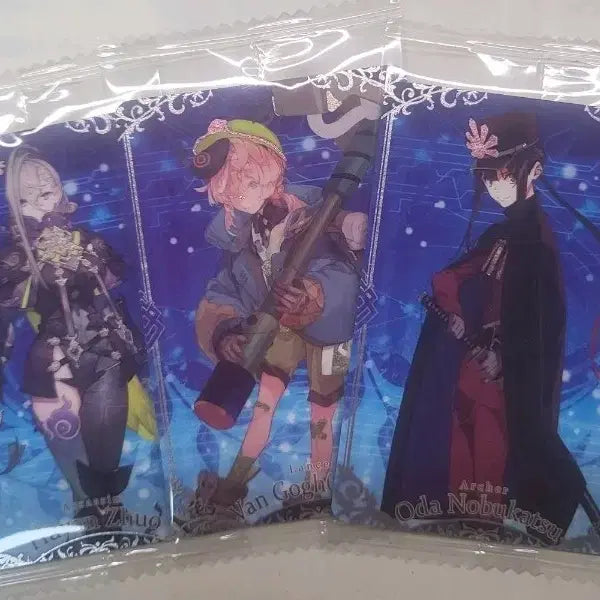 [BUNJANG] Fate/Grand Order Wafer Card Bundle Set Van Gogh, Hoyeonjak, Nobukatsu / (일괄)페그오 웨하스 반고흐,호연작,노부카츠