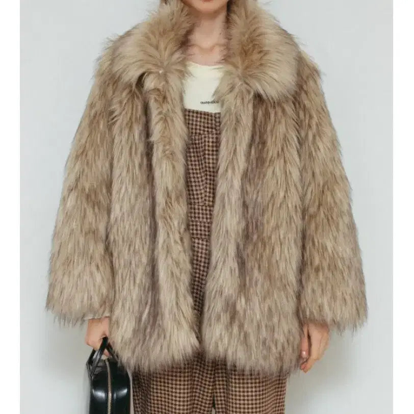 [BUNJANG] Ownmood Have Mix Fur Half Coat / [새상품] 온무드 ownmood 하프 퍼 코트
