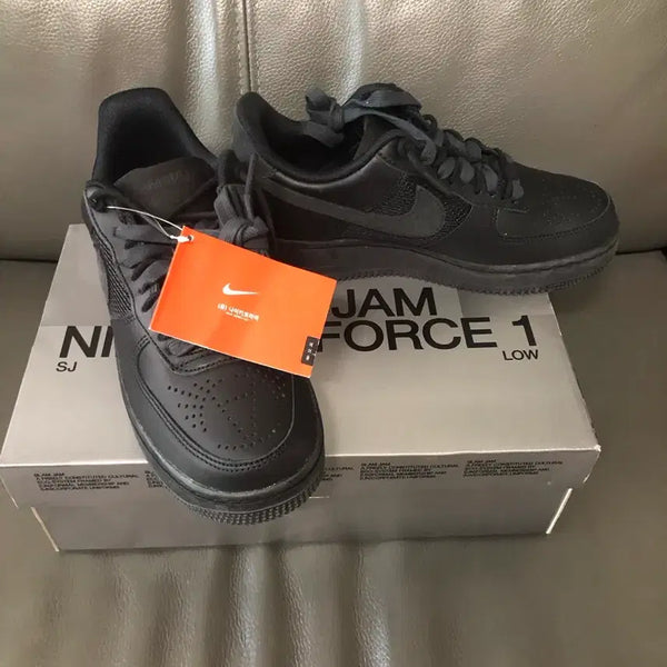 [BUNJANG] Nike x Slam Jam Air Force 1 Low SP Black Noir / (새제품)나이키x슬램잼 에어포스1로우SP블랙앤오프느와르