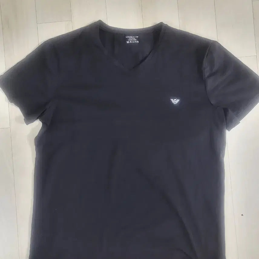 [BUNJANG] Emporio Armani Black T-Shirt / 엠포리오 아르마니 반팔티 블랙100