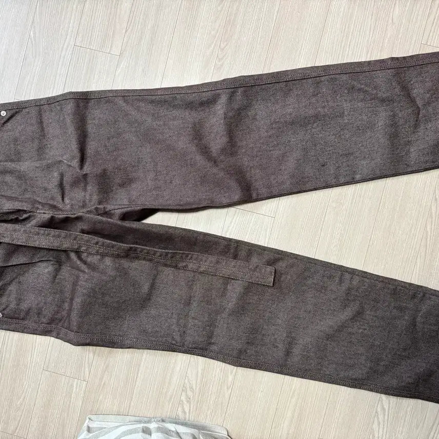 [BUNJANG] Sstter Brown Belt Pants Set / 세터 브라운 벨트 팬츠