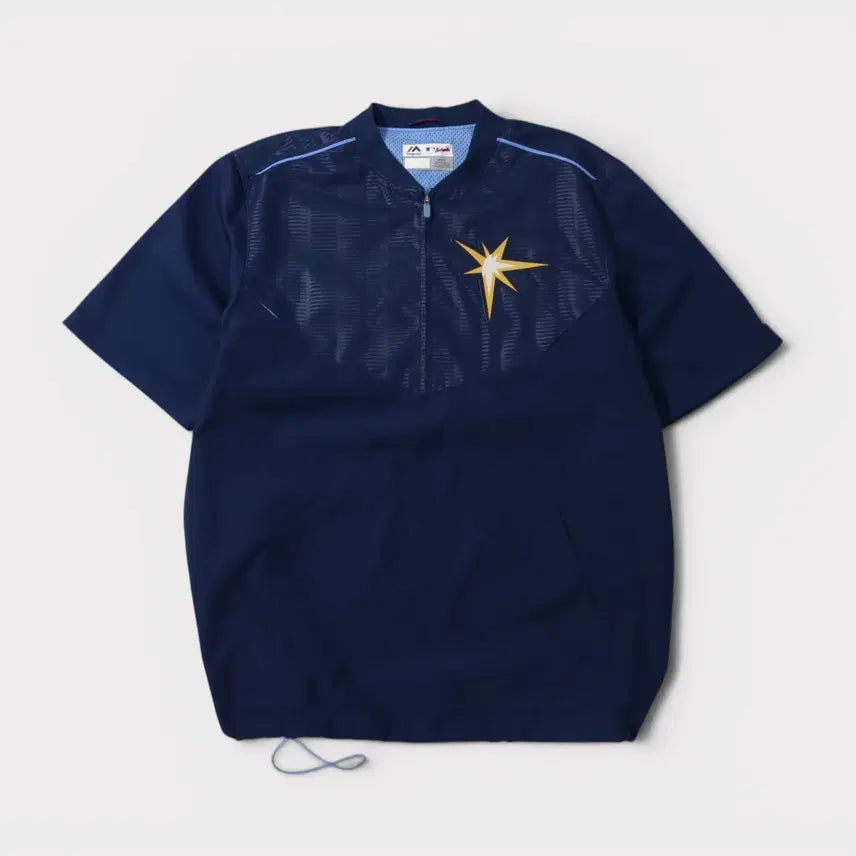 [BUNJANG] Majestic MLB Tampa Bay Rays Cool Base Pullover Jacket / [M] 마제스틱 MLB 탬파베이 레이스 쿨베이스 풀오버 자켓