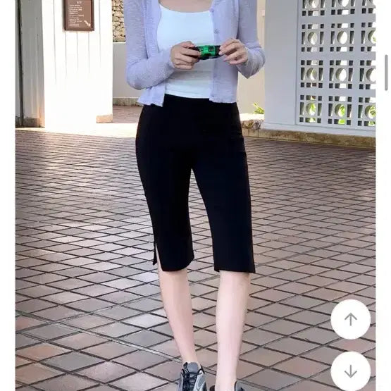 [BUNJANG] Capri Pants (Black + Gray) / 카프리팬츠 새상품 ( 블랙+그레이 합친가격)