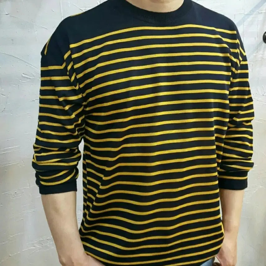 [BUNJANG] Summer Stripe Knit / 새상품 여름 슬라브 단가라니트