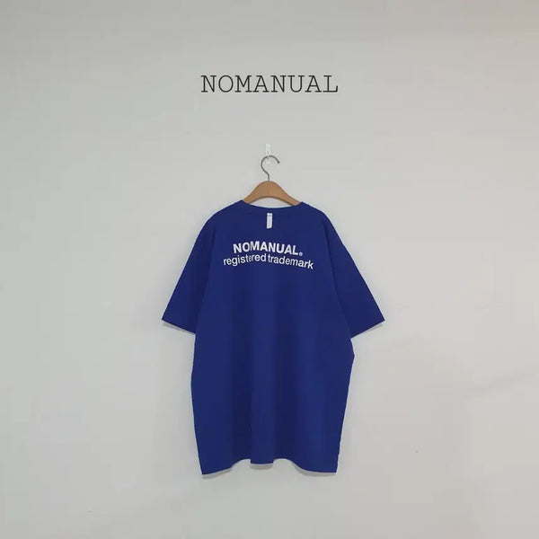 [BUNJANG] No Manual Big Logo T-Shirt Blue XL / 세일)No.26062305 노메뉴얼 빅로고 반팔 티셔츠 블루
