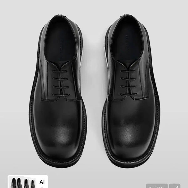 [BUNJANG] Lost Garden Poric Black Sneakers / 255) 로스트가든 포릭 블랙