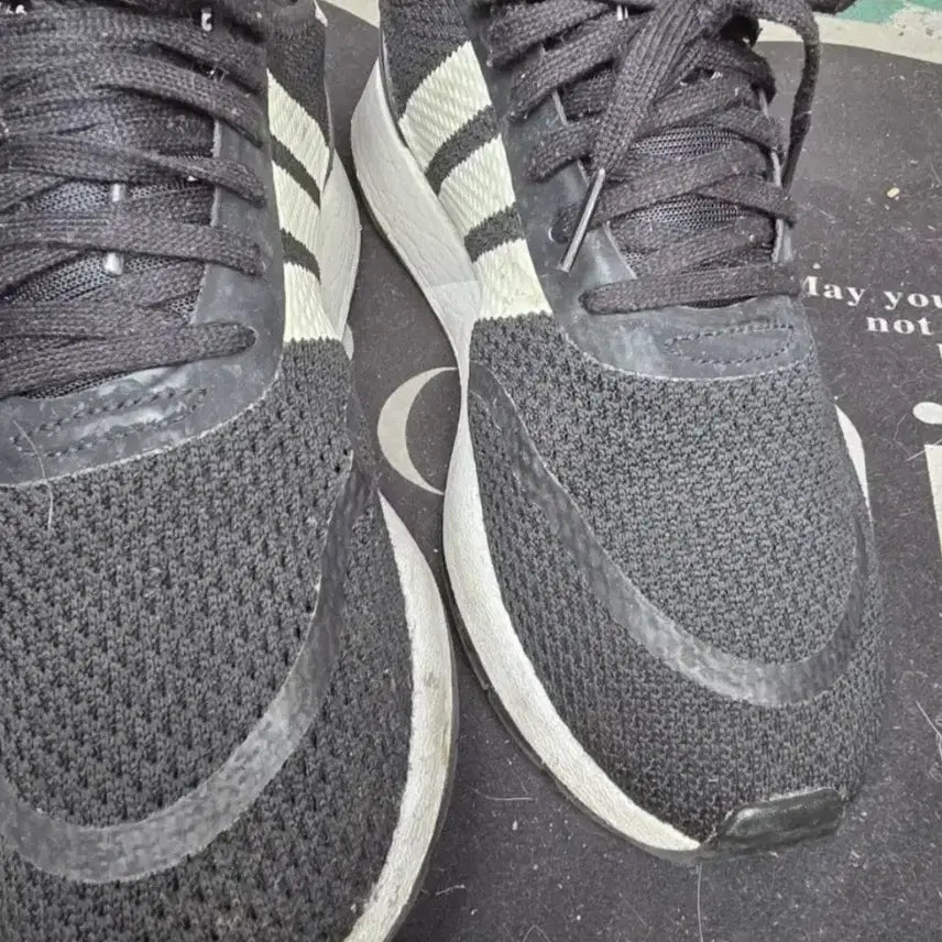 [BUNJANG] Adidas Running Shoes Black/White / 아디다스 운동화 블랙/화이트
