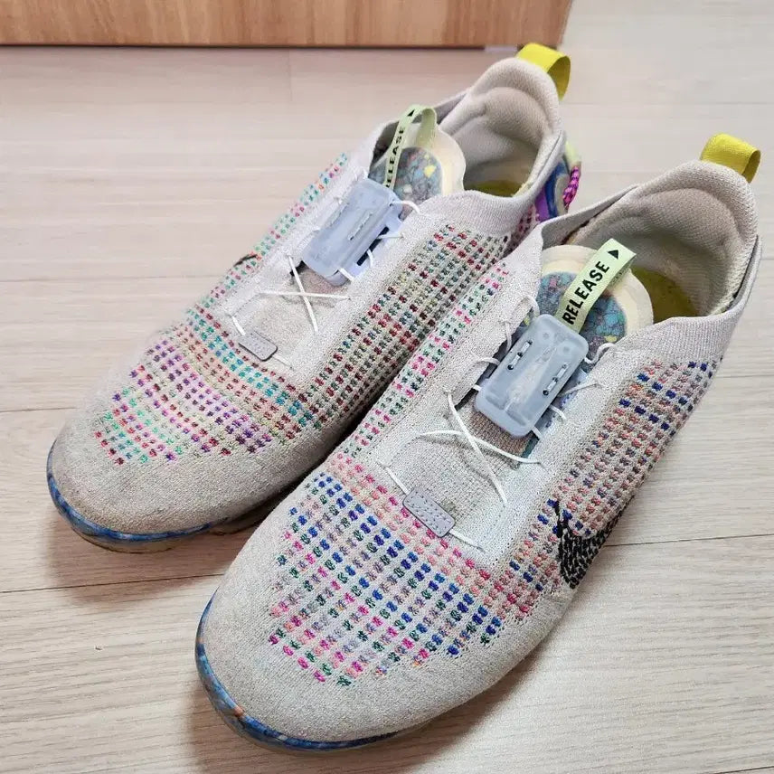 [BUNJANG] Nike Air VaporMax Flyknit 2020 Pure Platinum Multi-Color (290mm) / 나이키 베이퍼맥스 플라이니트 2020  290사이즈