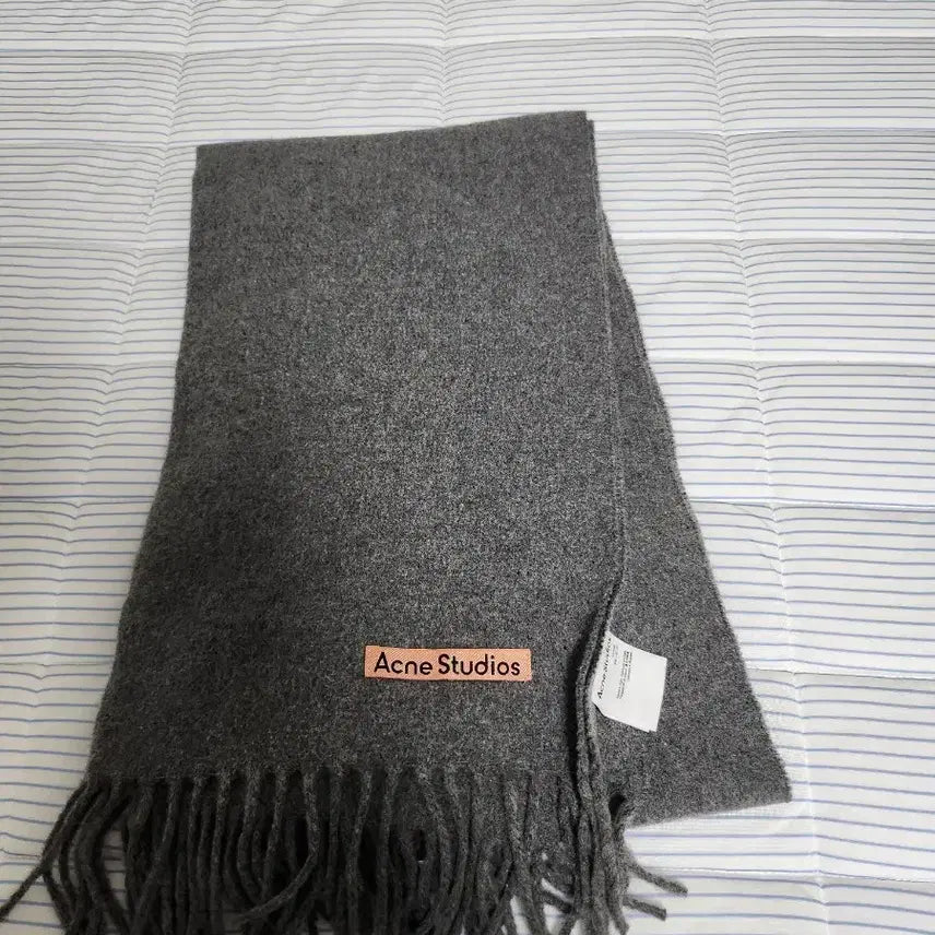 [BUNJANG] Acne Studios Wool Scarf Grey / 아크네 스튜디오