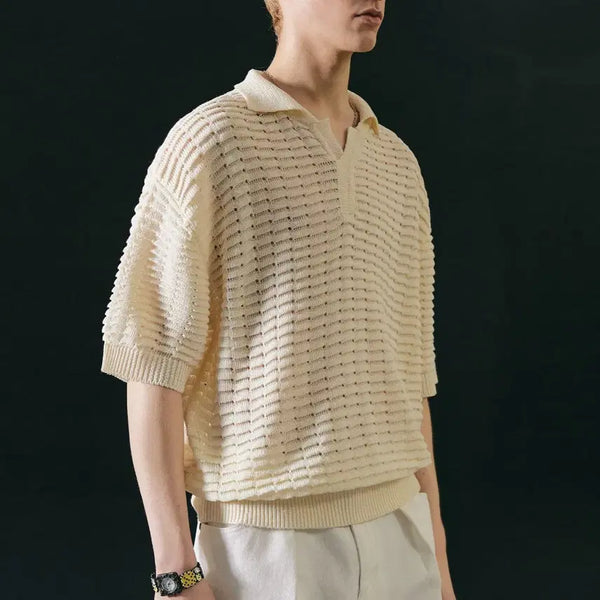 [BUNJANG] Ellude Men's Morocco Linen Knit Cream / 엘무드) 거의새거 남성 모로코 린넨 니트 -48