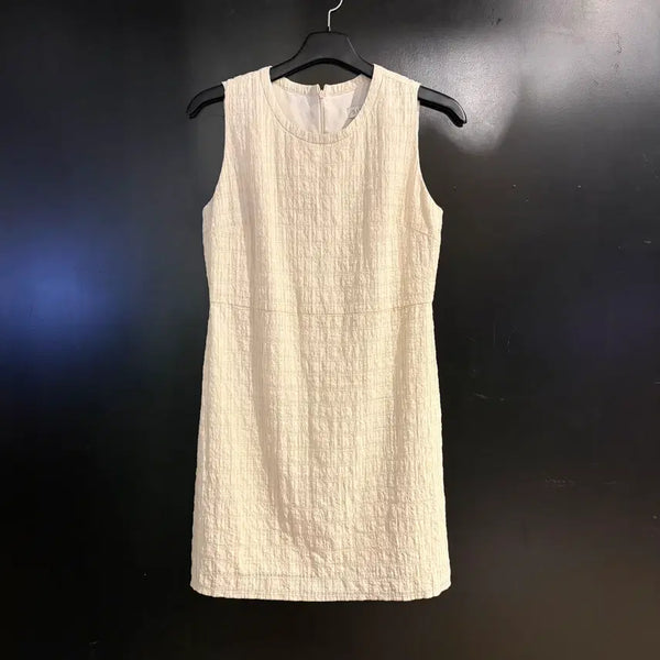 [BUNJANG] SIEREL Check Sleeveless Dress / 시에 르엘 체크 슬리브리스 드레스