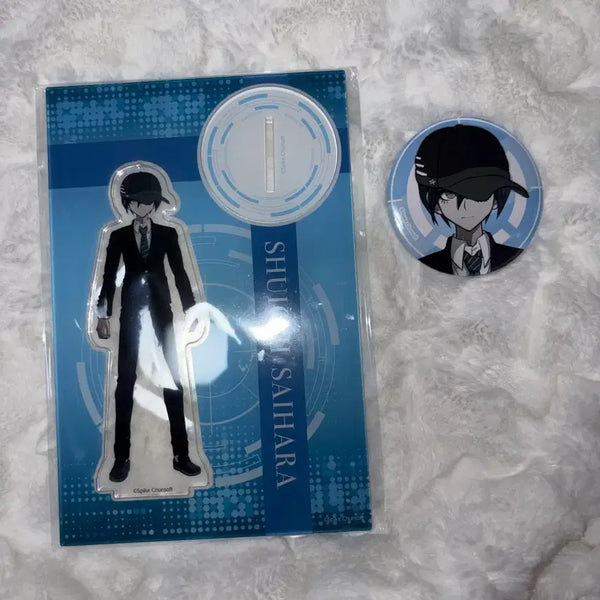[BUNJANG] Danganronpa V3 Shuichi Saihara School Uniform Acrylic Stand / 뉴단간론파V3 뉴단 사이하라 슈이치 뱃지 교복 아크릴 스탠드 굿즈