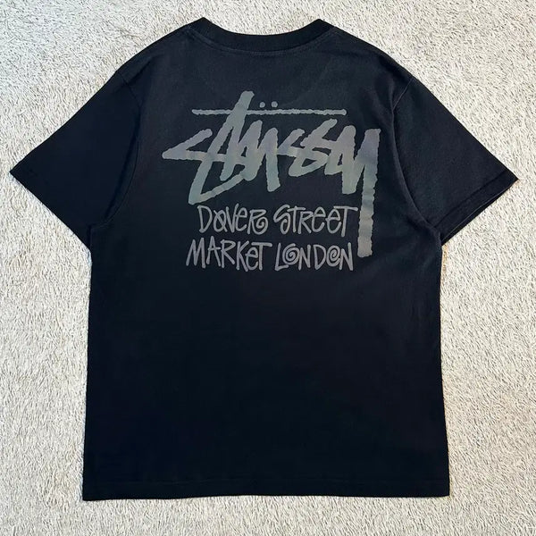 [BUNJANG] Stussy Dover Street Market London Short Sleeve T-Shirt Black / [S] 스투시 STUSSY 도버 스트리트 마켓 런던 반팔 티셔츠 블랙