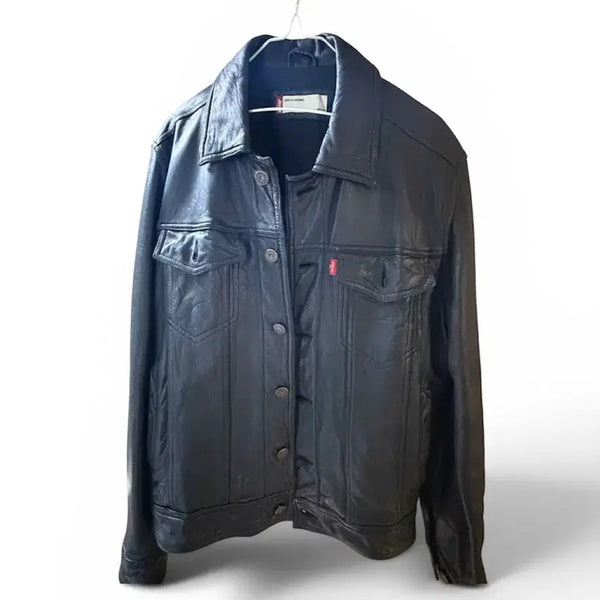 [BUNJANG] Levi's Type III Lamb Leather Trucker Jacket M / [오늘만 급처]리바이스 Type III 양가죽 트러커 자켓 M (정품)