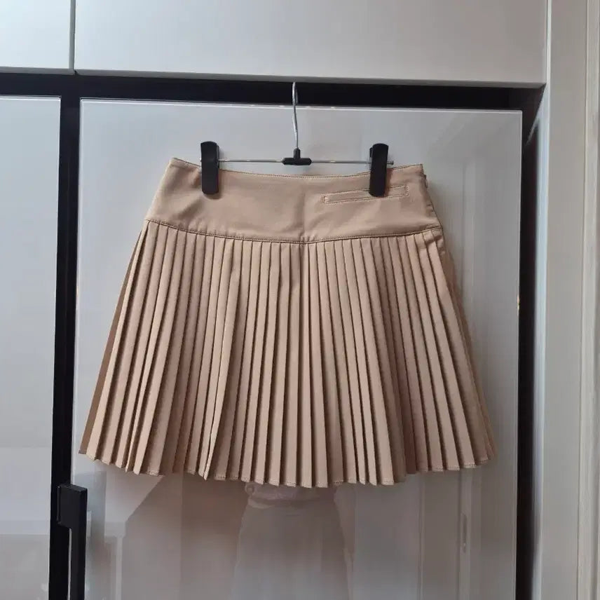 [BUNJANG] Renoma Beige Golf Skirt / 레노마 골프스커트