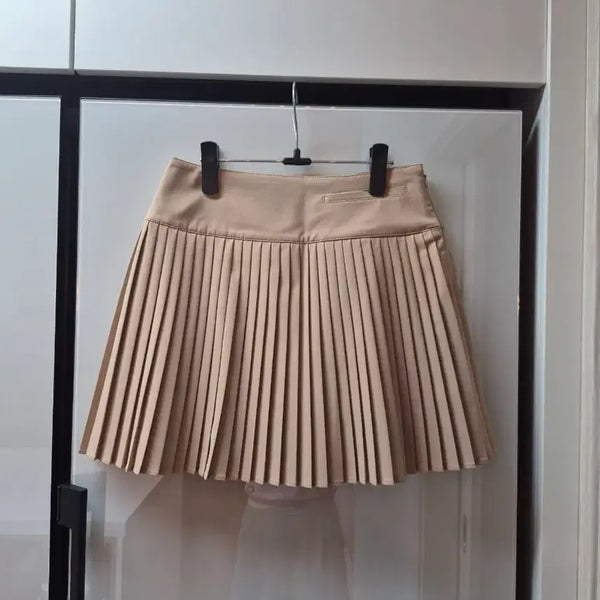 [BUNJANG] Renoma Beige Golf Skirt / 레노마 골프스커트