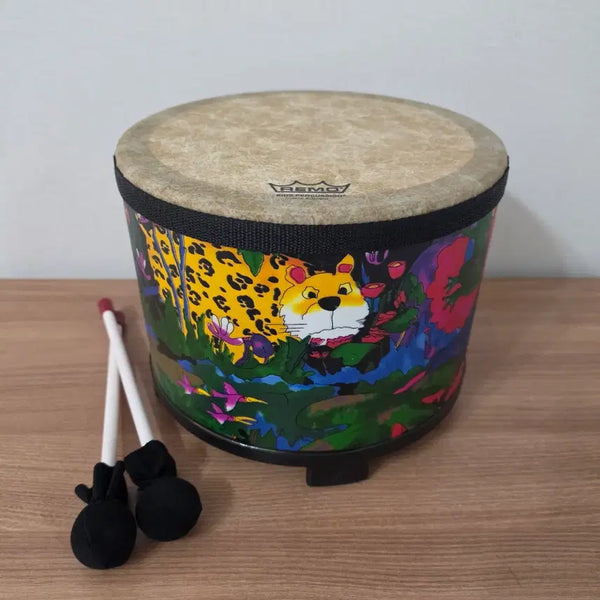 [BUNJANG] Lemko Kid Floor Tom 10-inch Drum Set (3 Pieces) with Mallets / 레모 키드 플로어탐 10인치 3개
