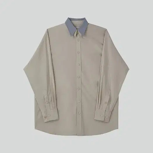 [BUNJANG] Recto Double Collar Shirt / 렉토 더블 카라 셔츠