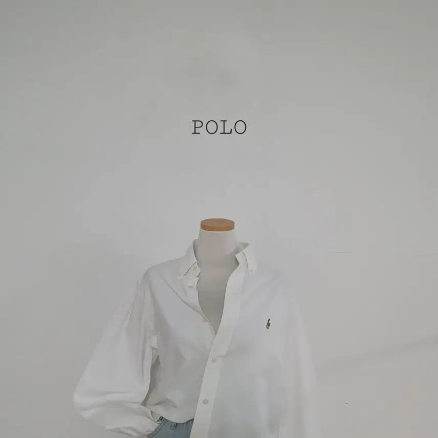 [BUNJANG] Polo Ralph Lauren Oxford Shirt White S / No.26062403 폴로 랄프로렌 옥스포드 셔츠 화이트