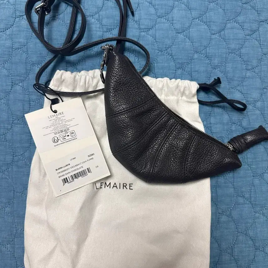 [BUNJANG] Lemaire Croissant Coin Purse Dark Chocolate / 르메르 크루아상 코인펄스 다크초코