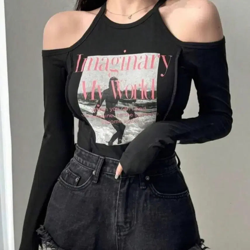 [BUNJANG] Off-Shoulder Top / 여리여리 오프숄더티