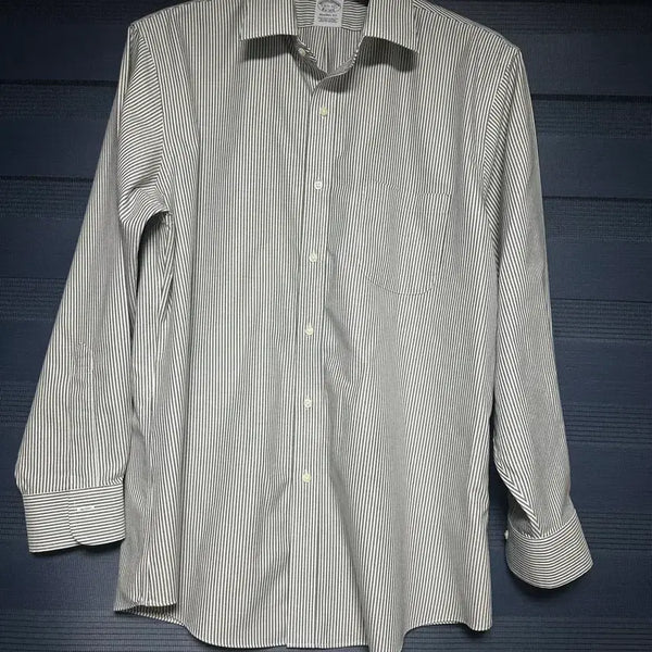 [BUNJANG] Brooks Brothers Striped Shirt Size L / 브룩스브라더스 스트라이프 셔츠 105-110