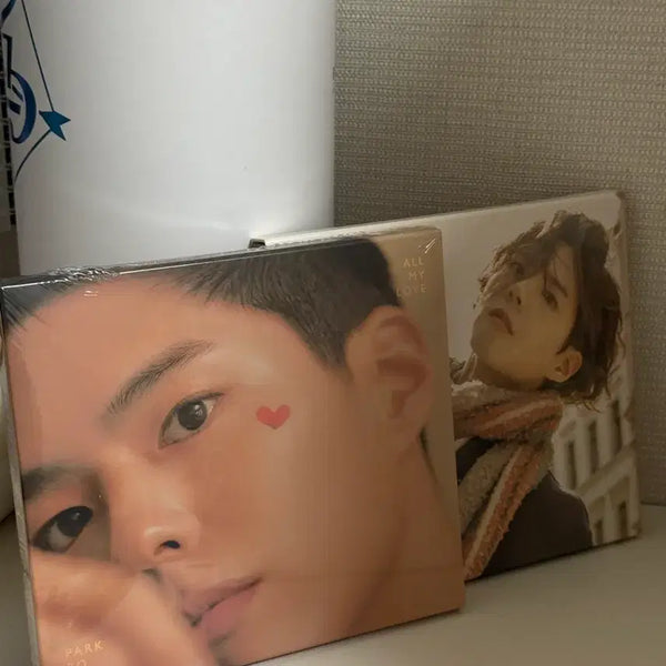 [BUNJANG] Park Bogum Official Lightstick + 2 Sealed Albums Set / 박보검 포레봉 응원봉 + All my love (미개봉)