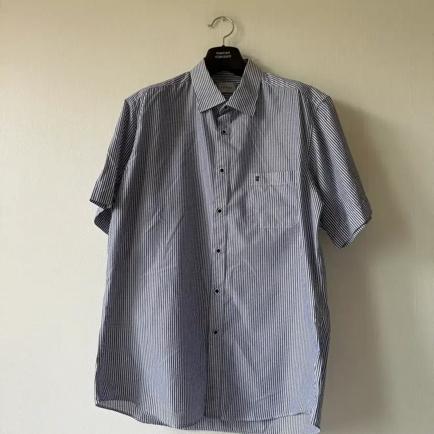 [BUNJANG] YEZAC Stripe Short-Sleeve Shirt / YEZAC스트라이프반팔셔츠