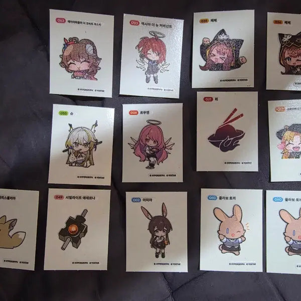 [BUNJANG] Arknights Sticker Set (13 pcs) / 명방 스티커 13매 일괄 판매 합니다.