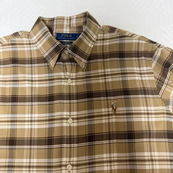 [BUNJANG] Polo Ralph Lauren Classic Fit Check Pattern Shirt / (당일발송) 정품 폴로 셔츠 (정품인증O)