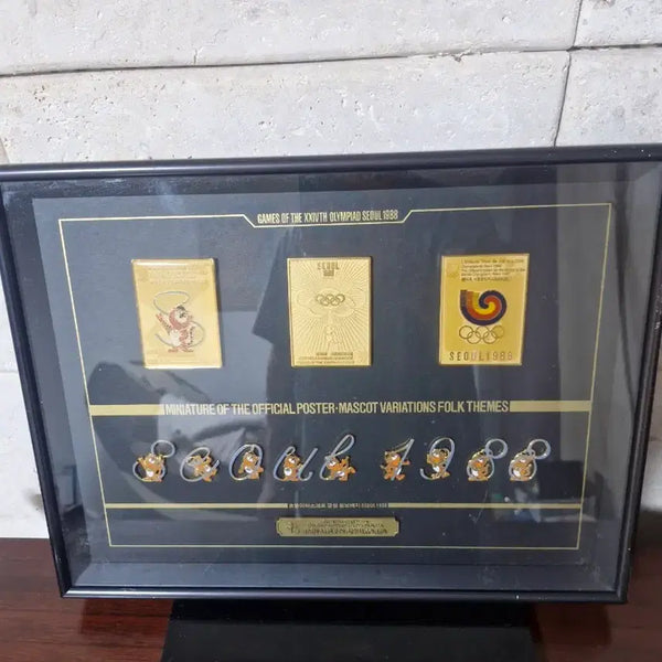 [BUNJANG] 1988 Seoul Olympics Emblem Badge Set / 88 서울 올림픽 기념 엠블럼 뱃지 세트