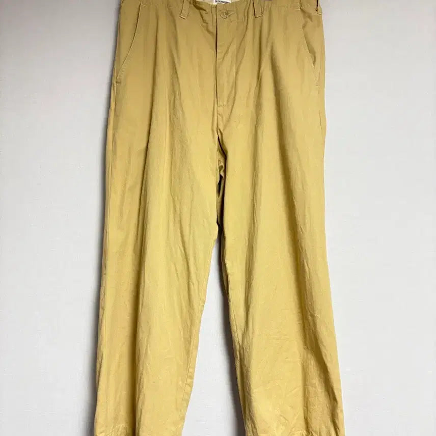 [BUNJANG] Slick & Easy Beenzino 2-Size Beige Cotton Pants / 슬릭앤이지 빈치노 2사이즈