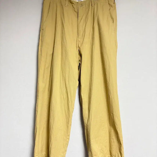 [BUNJANG] Slick & Easy Beenzino 2-Size Beige Cotton Pants / 슬릭앤이지 빈치노 2사이즈