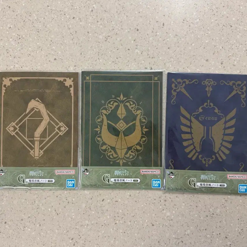 [BUNJANG] Frieren: Beyond Journey's End Ichiban Kuji Prize G Spellbook Notebook Bundle Set / (일괄) 장송의 프리렌 제일복권 쿠지 G상 마도서풍 노트