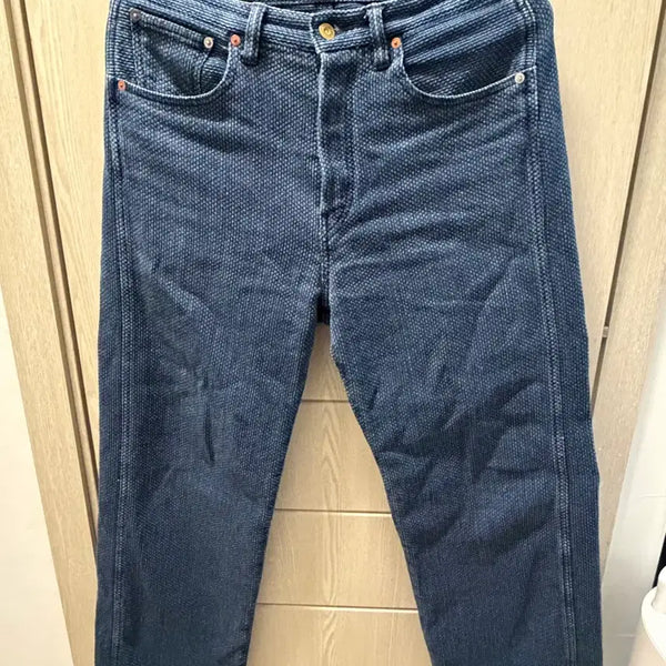 [BUNJANG] Kibata Sashiko Pants - Old Blue / 3) 키바타 사시코 팬츠 - old blue