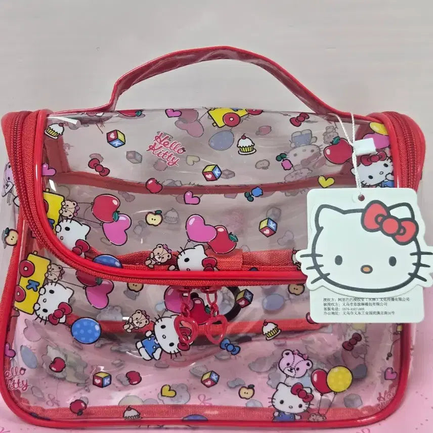 [BUNJANG] Hello Kitty Transparent Pouch / 키티투명파우치