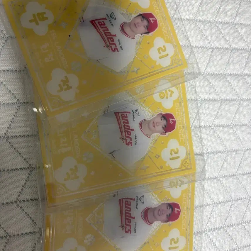 [BUNJANG] SSG Landers Choi Jeong, Kim Kwang Hyun, Choi Ji Hoon Victory Charm Card Full Set / kbo카드 ssg랜더스 최정 김광현 최지훈 승리부적 풀세트