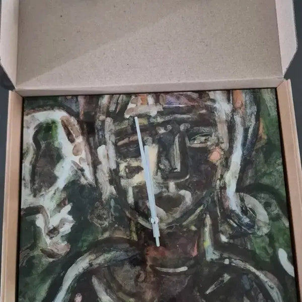[BUNJANG] Song Seok-in Abstract Painting Wall Clock / (송석인) 추상화 벽시계: 형상