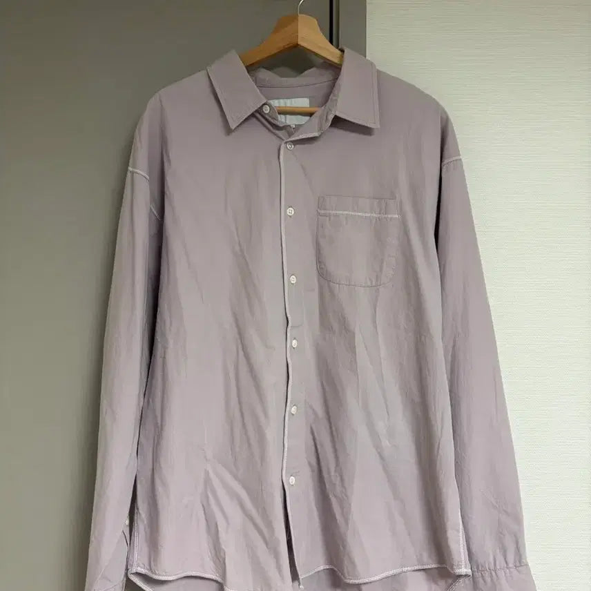 [BUNJANG] Adsum Lilac Shirt L / 애드섬 라일락 셔츠 Adsum