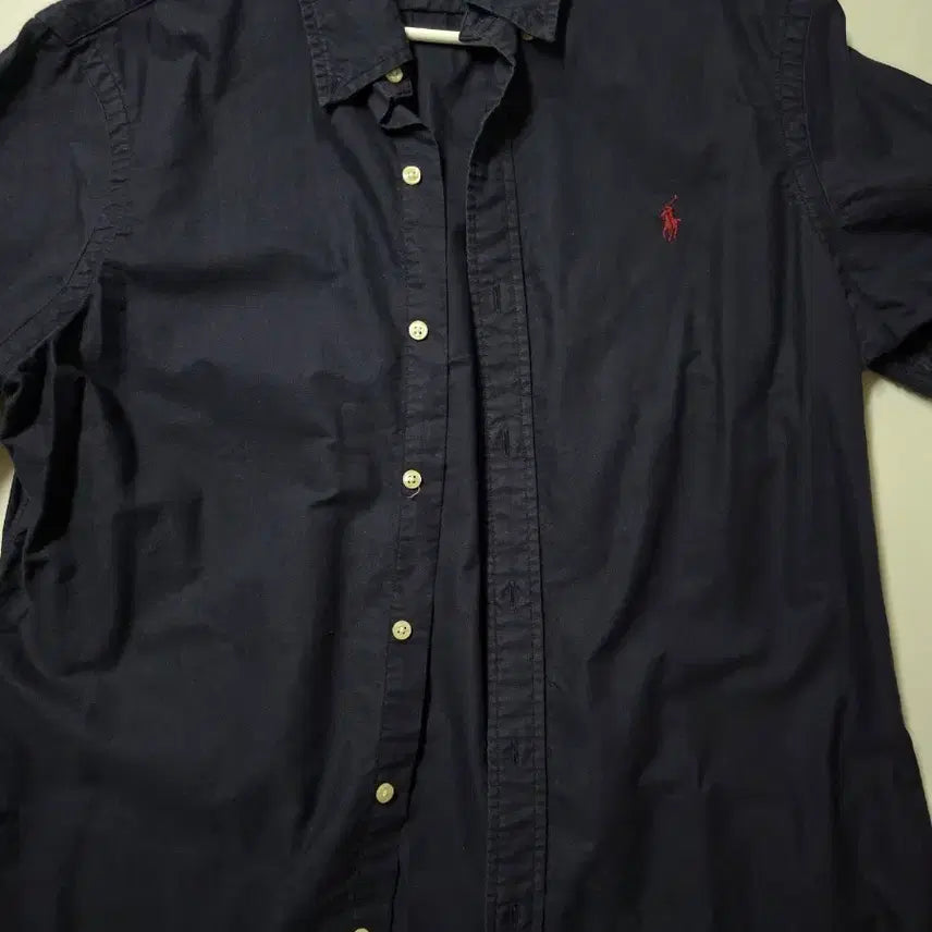 [BUNJANG] Polo Ralph Lauren Navy Short Sleeve Sport Shirt / 폴로 랄프로렌 네이비 반팔 셔츠