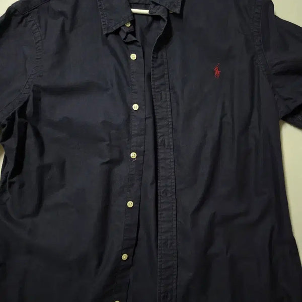 [BUNJANG] Polo Ralph Lauren Navy Short Sleeve Sport Shirt / 폴로 랄프로렌 네이비 반팔 셔츠