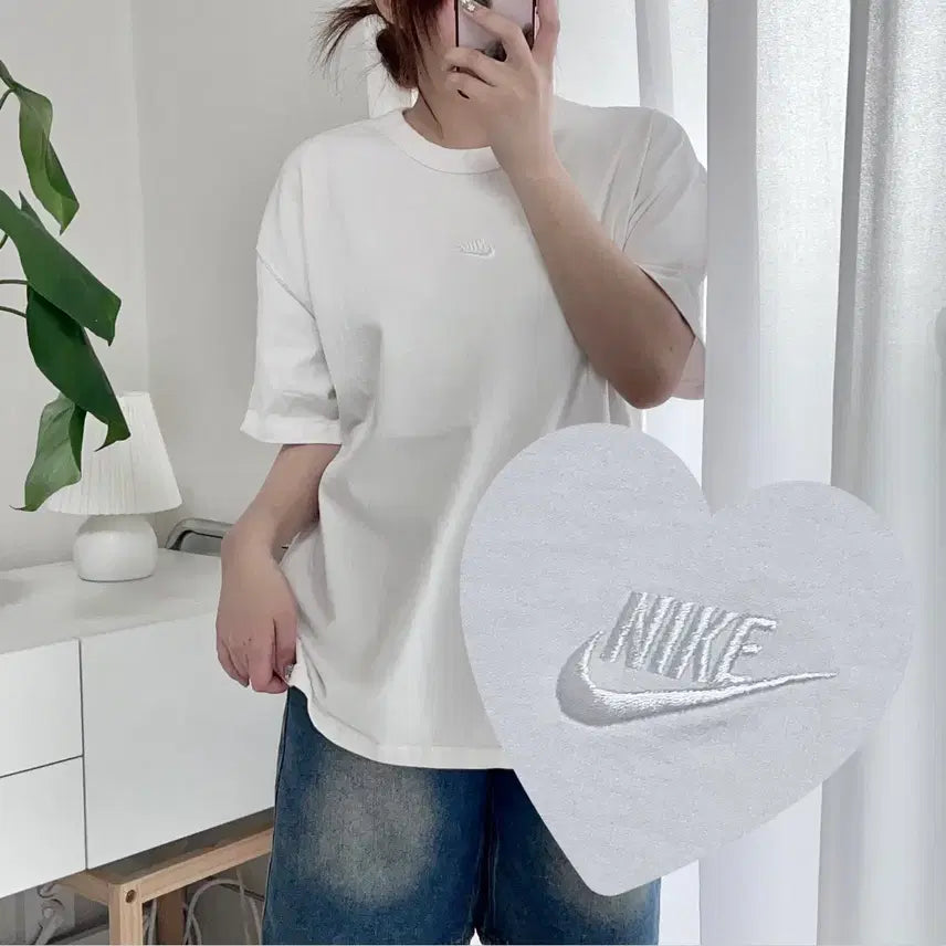 [BUNJANG] Nike White Center Futura Short Sleeve T-Shirt XXL / 나이키 화이트 중앙푸츄라 반팔티 [ XXL ]