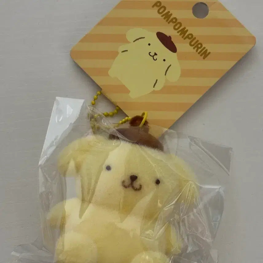 [BUNJANG] Sanrio Pom Pom Purin Fluffy Figure Keyring / 산리오 폼폼푸린 플로키 피규어 키링