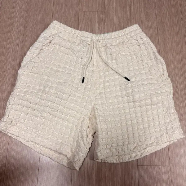 [BUNJANG] OAS Waffle Shorts Ivory S / OAS 와플 반바지 아이보리 S