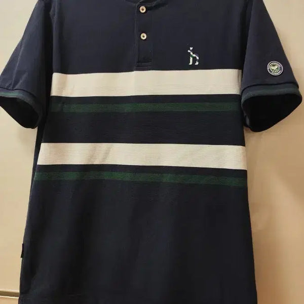 [BUNJANG] Hazzys Wimbledon Stripe Short Sleeve T-Shirt Size 95 / 헤지스 윔블던 반팔티셔츠 95사이즈