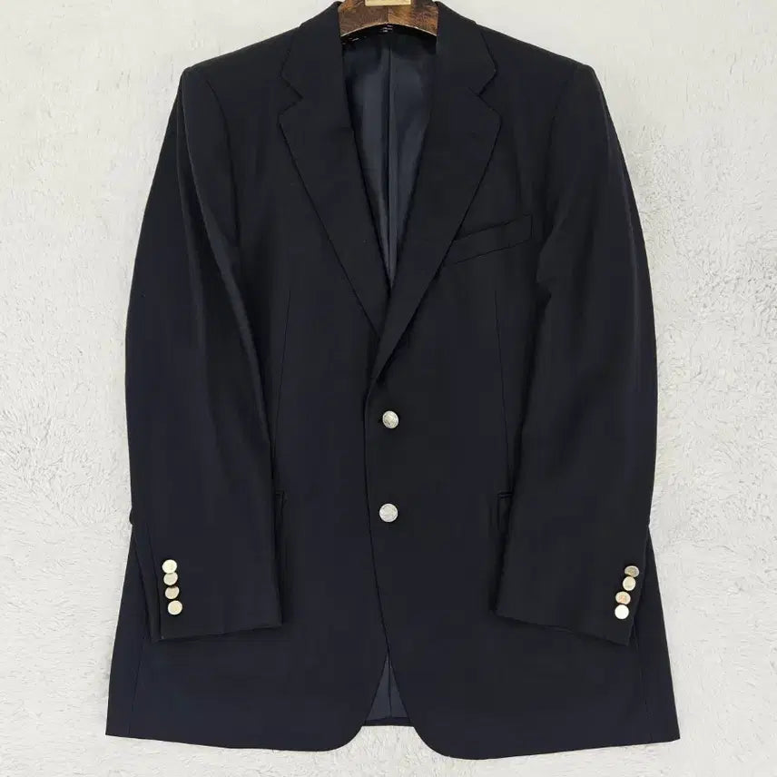 [BUNJANG] Ermenegildo Zegna Navy Wool Blazer with Gold Buttons / 제냐 네이비 금장 블레이저