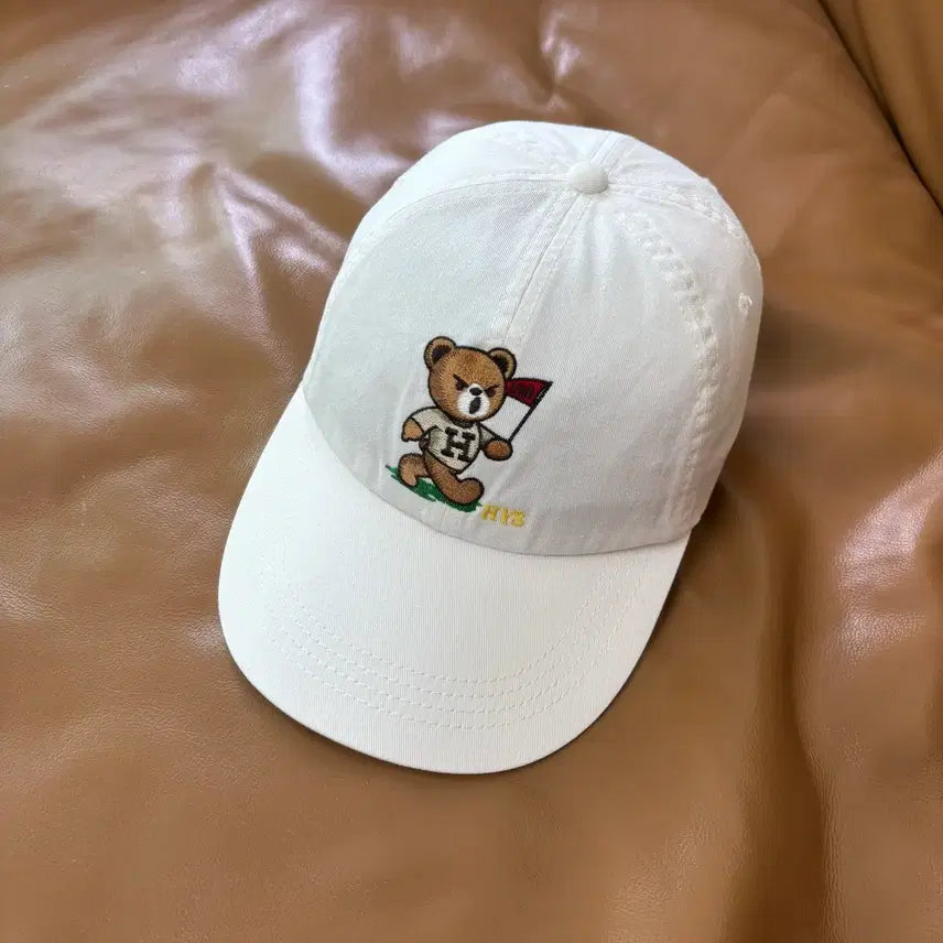 [BUNJANG] Hysteric Glamour 6-Panel Bear Cap White / 히스테릭글래머 6패널 볼캡 모자 베어 화이트